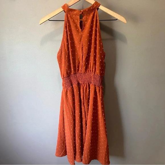SHEIN Rust‎ colored dress. Size Large. NWOT. - Picture 5 of 8